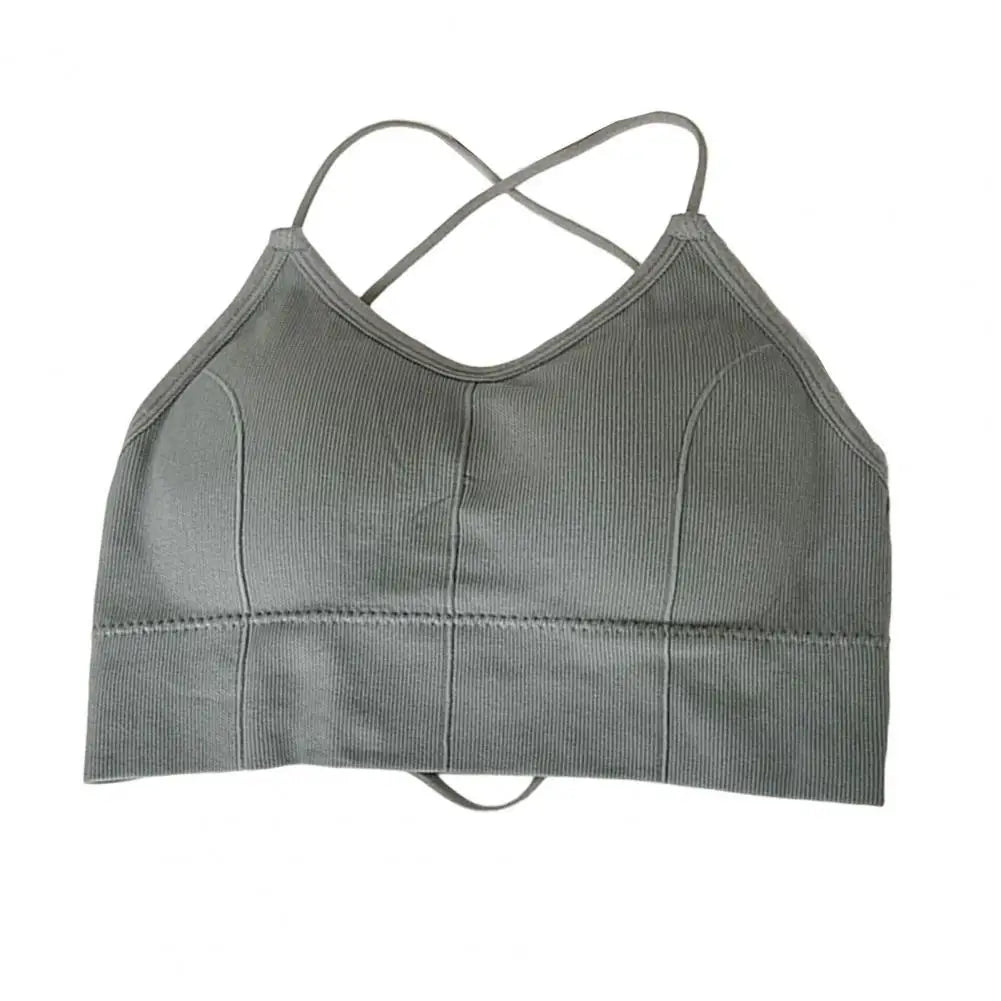 Sexy Women Padded Wire Free Crop Push Up Bralette Top Tanks for Bras Lingerie SpaghettiTop Camis Seamless Sling Female Tube Top