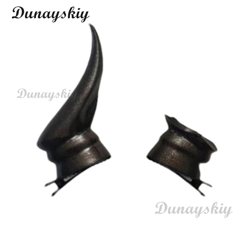 Akiyama Mizuki MZK 2 Game PJSK Amia Coaplay Pink Curly Wig Braid Hair Black Horn Prop Cute Girl Women Halloween Cos Customized