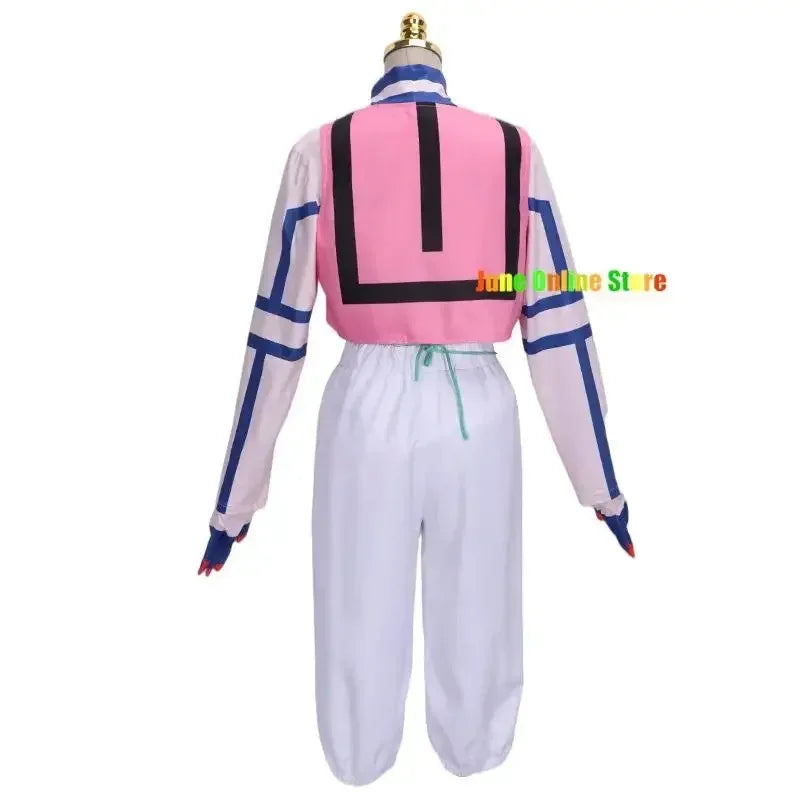 New s8s9 Anime Cosplay Costume Tattoo Gloves Akaza Wig Red Hair Halloween Party Carnival Outfits Wigs ❤2025 ☆