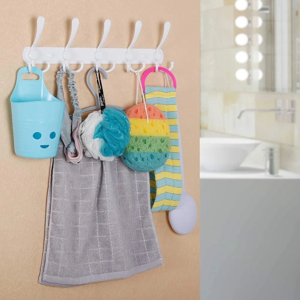 coat rack wall mount,coat hooks wall mount,coat hanger wall,wall coat rack,hook rack rail,5 triple hooks for hanging coats,jack