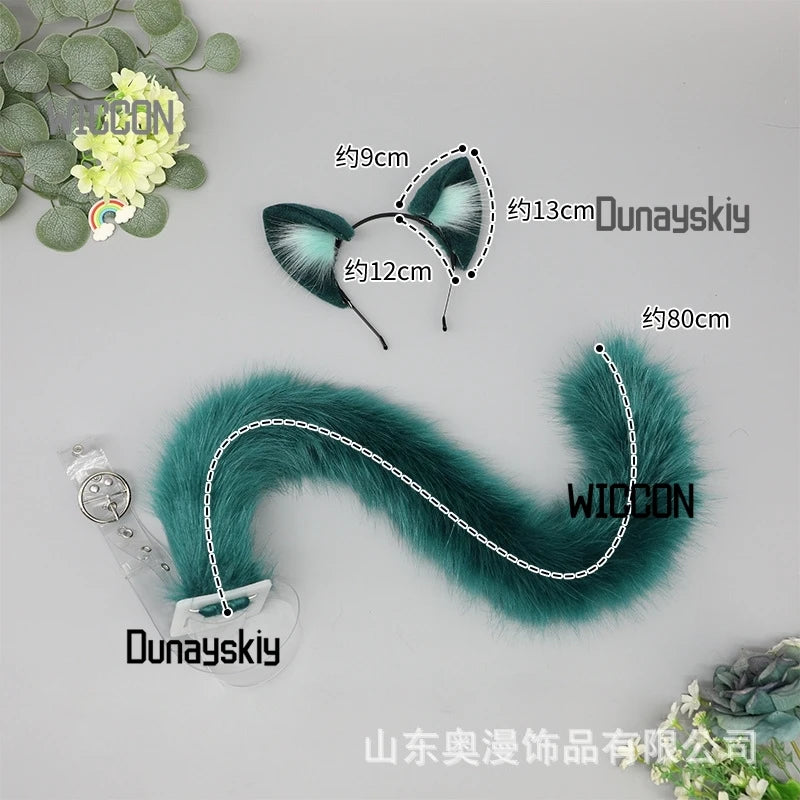 The Apothecary Diaries maomao Anime cos suit cat ear hair hoop cat tail suit diffuse accessories Halloween cosplay gift