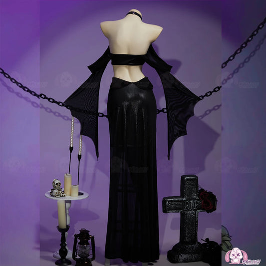 Anime Dark Gothic Sexy Cosplay Costume Dark Gothic Spider Bride Dress Sexy Lingeries Private Photo Shoot Female
