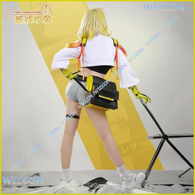 Goddess of Victory Elegg Cosplay Costume Anime Game Roleplay Outfit Goddess Alliance Stage Prop Halloween Party Wig Set Christma