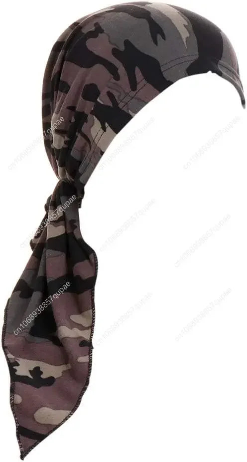 Pre-Tied Bandana Turban Hat Chemo Cancer Headscarf Headwraps Headwear for Women Hair Cover Hat