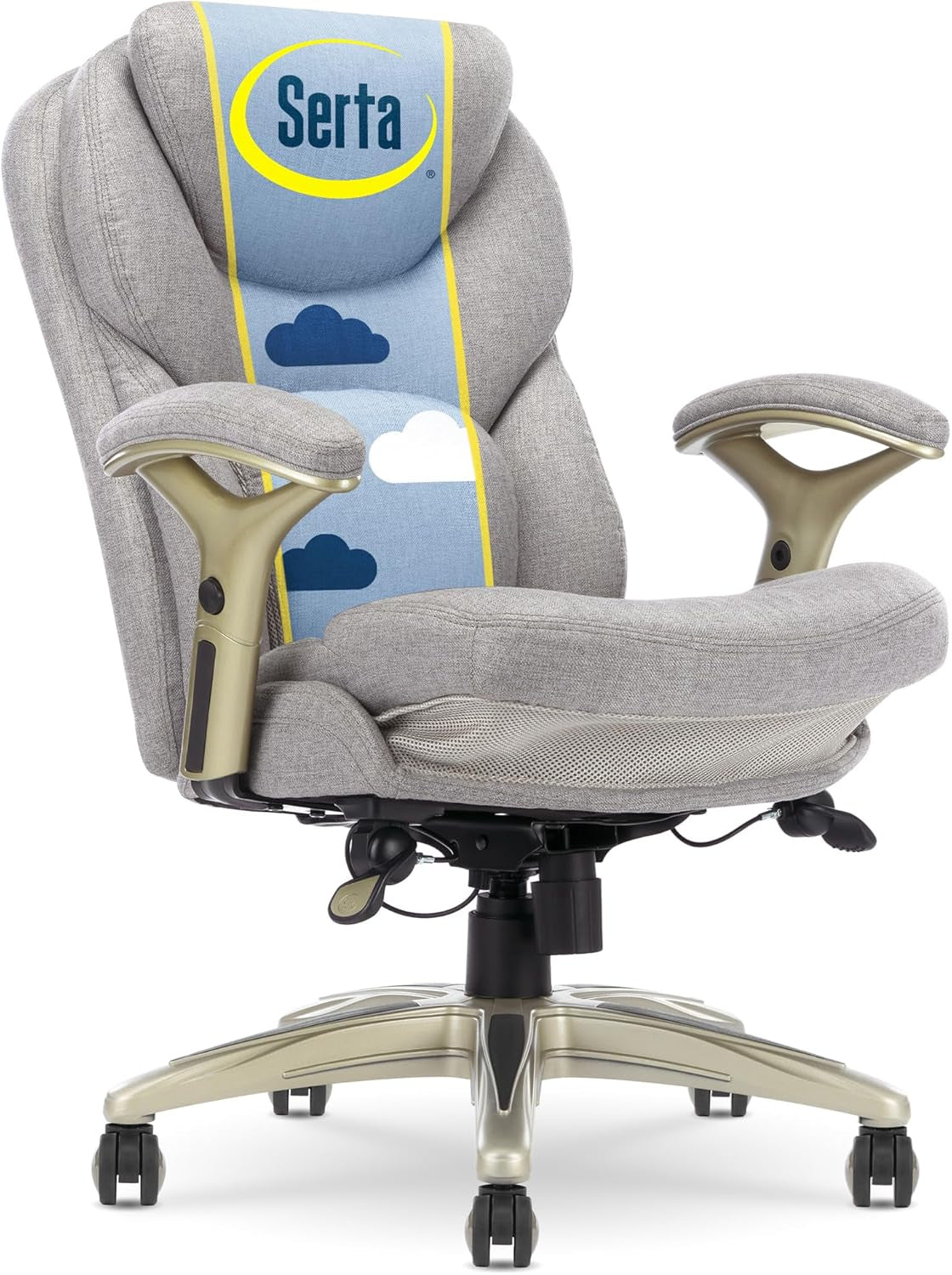 Ergonomic Executive Office Chair With Motion Technology Gray