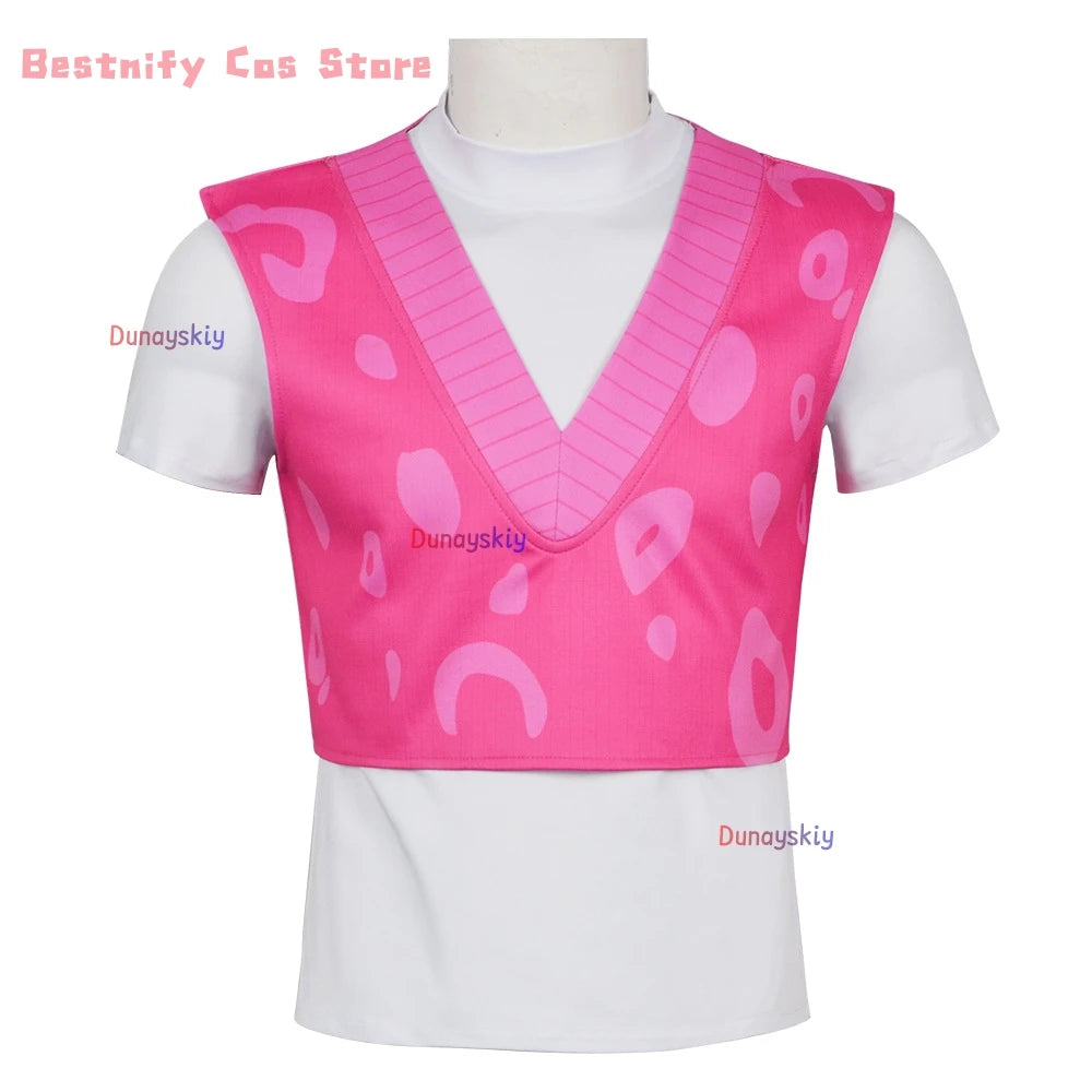 Sajaboys Cosplay Jinu Boy Group Anime Huntrix Movie Kpop Demon Handsome Vest Vampire Goth Punk Long Coat Korea Idol Halloween