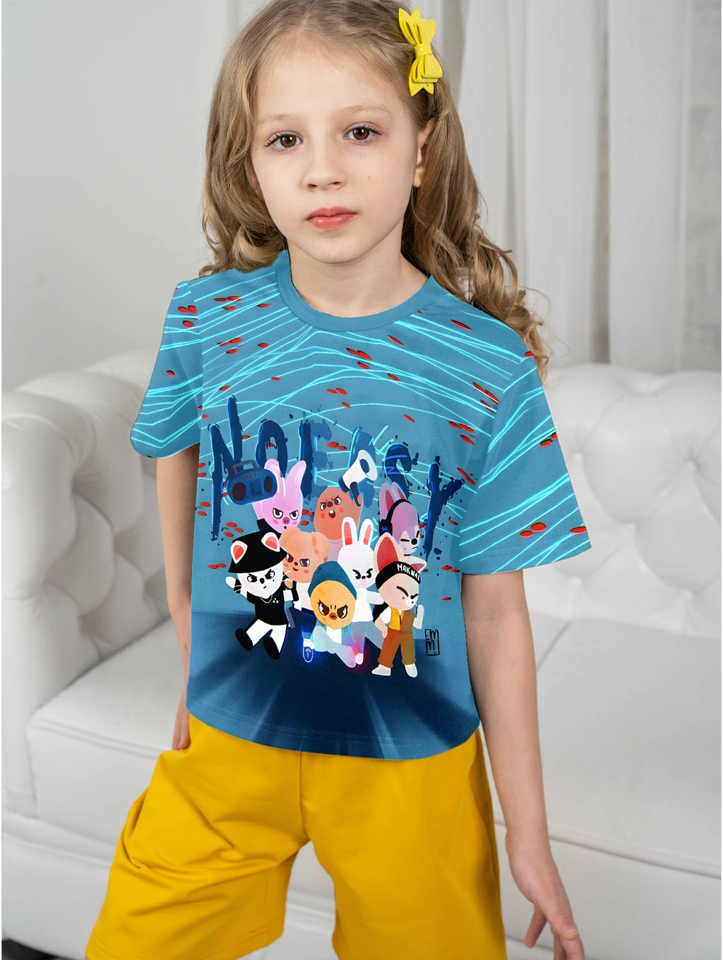 3D Print-S-Skzoo-o-Baby Clothing 5 to 14 Years Male Outdoor Clothes for-S-Stray-Kids-Children Boy Girl k-Kpop Child T-Shirt Top