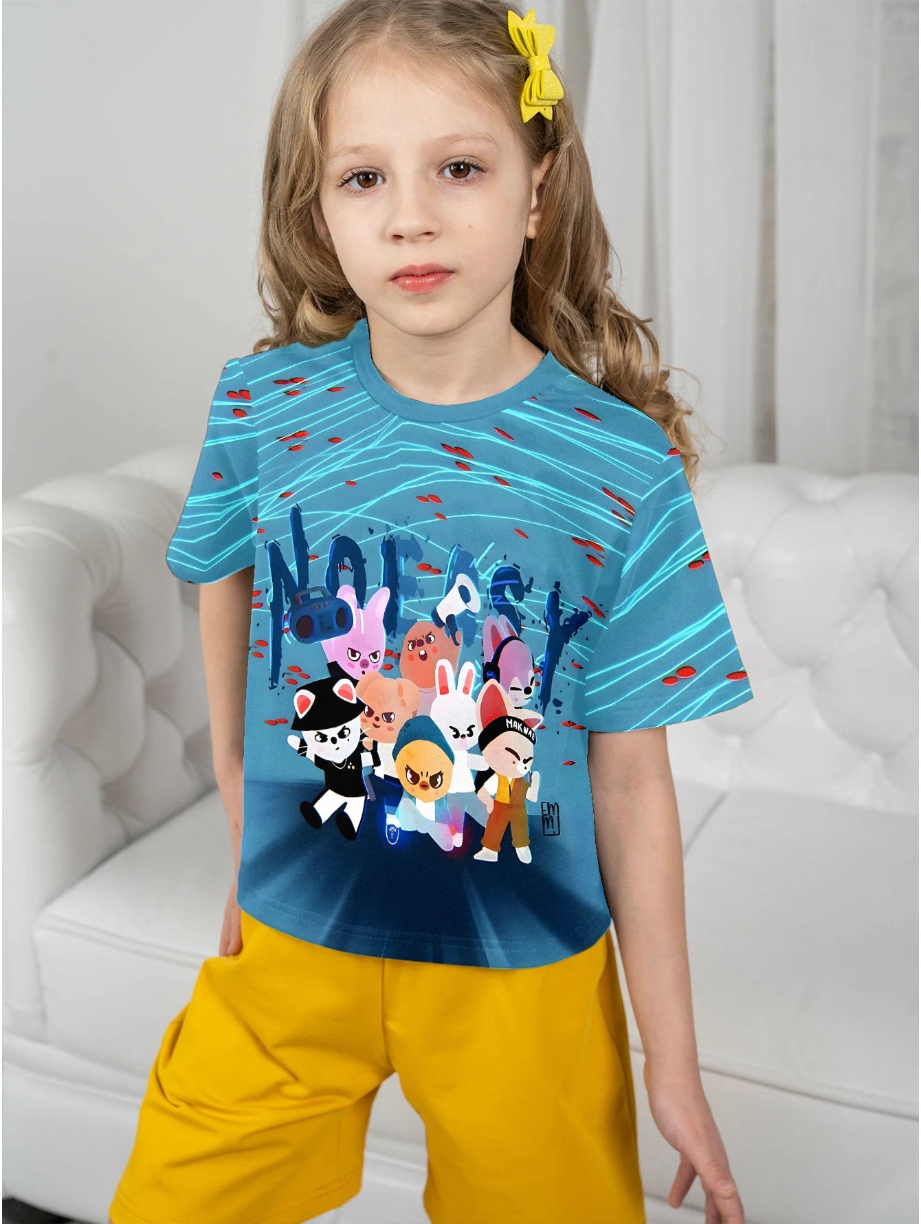 3D Print-S-Skzoo-o-Baby Clothing 5 to 14 Years Male Outdoor Clothes for-S-Stray-Kids-Children Boy Girl k-Kpop Child T-Shirt Top