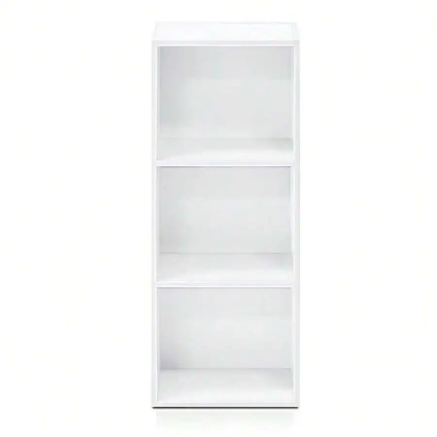 3‑Tier Open Storage Bookcase, Durable Composite Wood Bookshelf For Bedroom Living Room Office