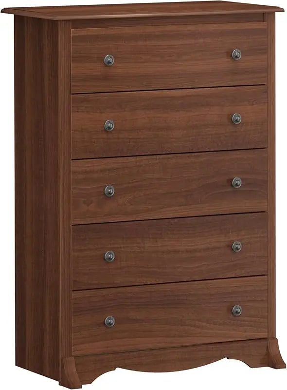 Superior 5-Drawer Chest for Bedroom - Spacious and Stylish Chest of Drawers, Measuring 17.75"D x 31.5"W x 44.75"H,