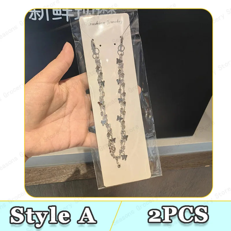 Bling Star Butterfly Heel Decor Adjustable Luxury Zirconia Shoe Chain for all kinds of Shoes and Boots is the Perfect Gift