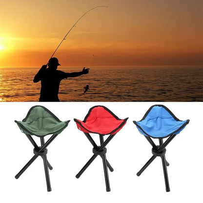 Outdoor Small Folding Triangular Stool Fishing Chairs Camping Multifunction Benches Foldable Stools Household Daily Park chairs