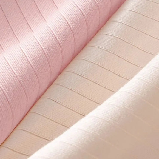 5Pcs Traceless Women's Disposable Panties Mid Waist Cotton Crotch Stripe Seamless Briefs Lingerie Plus Size Underwears for Women