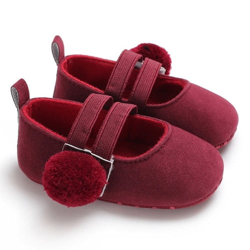 6 Colors Solid Baby Soft Sole Shoes Newborn Girl
