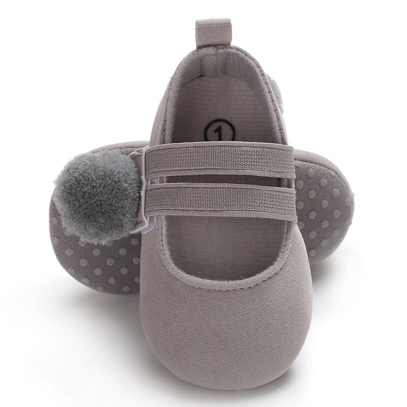 6 Colors Solid Baby Soft Sole Shoes Newborn Girl