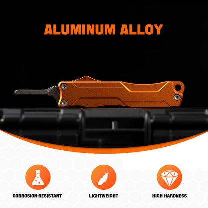 Orange，Advanced utility handle tools (without blades, suitable for 11 blades), CNC process, aviation aluminum material