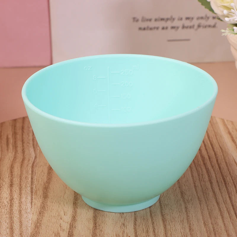 Colorful Silicone Face Mask Bowl Mask Stick Big Face Mask Powder Mixing Bowl Masks Brush Skin Face Care Tool