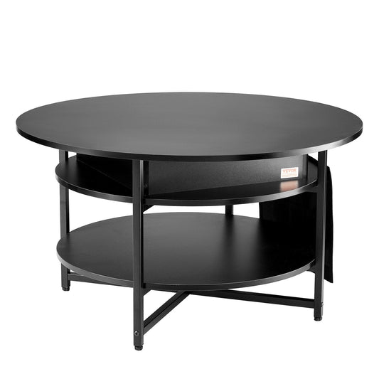 Lift Top Coffee Table, 35.3 In Round Coffee Table With Extra Storage
