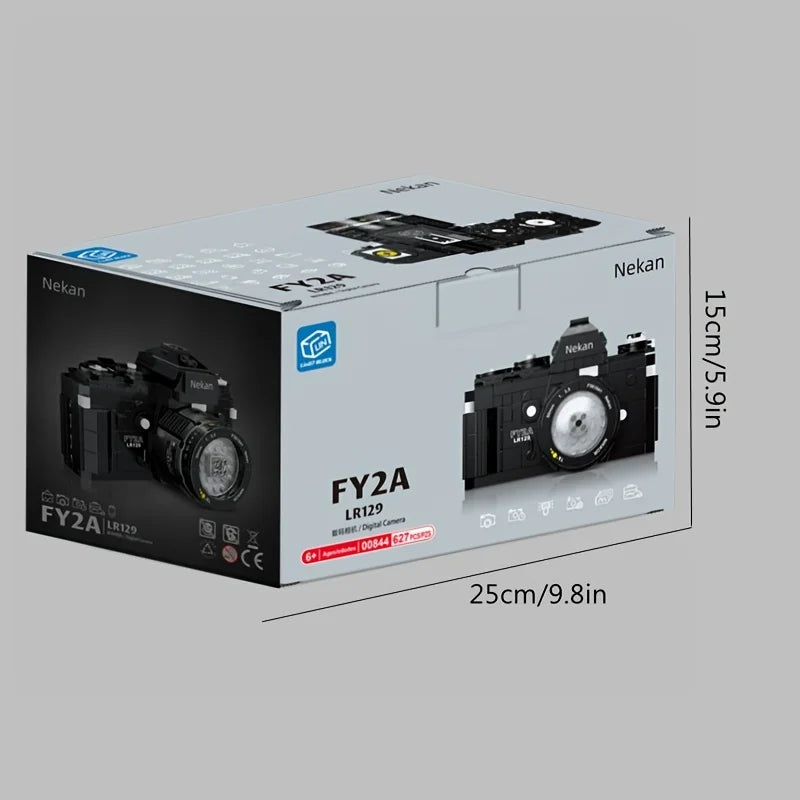 627PCS Camera Building Blocks Simulation Camera Assembly Model Bricks Kits Children's Educational DIY Toy Christmas Gifts