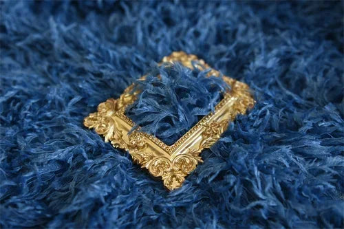 Feather Tassel Velvet Fabric Shooting Background Baby Clothes Pillow Dresses DIY Stage Apparel Designer Sewing Material Cloth