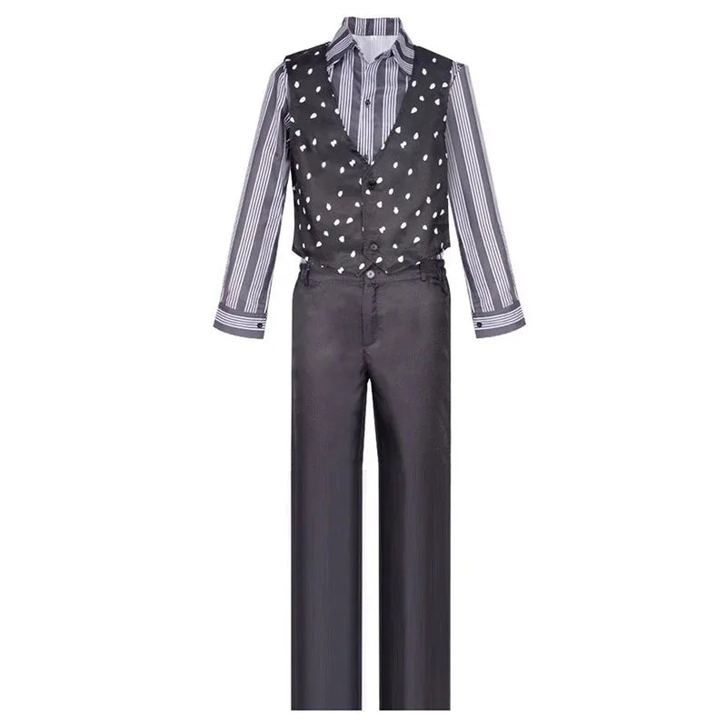 Sirius Black Cosplay Costume Fantasy Magic Disguise Adult Men Coat Stripe Shirt Pants Outfits Halloween Carnival Party Suit