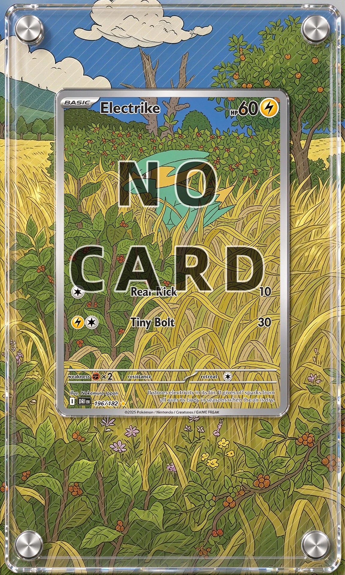 High-definition Acrylic Anime Battle Card Display Frame PTCG Card Collector Gift Desktop Ornament