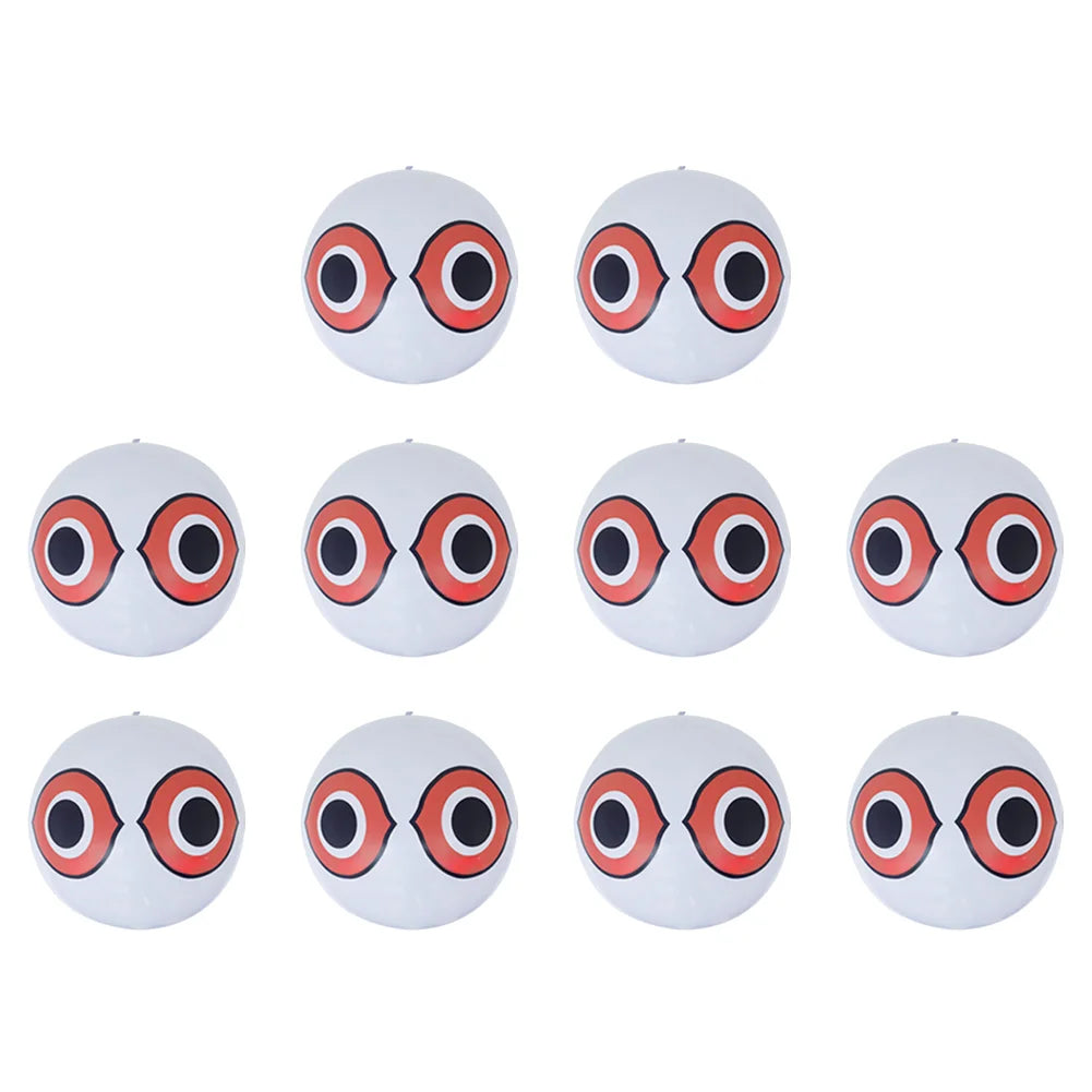 1-10pcs Hanging Bird Repellent Ball 40CM PVC Inflatable  Scare Eye Balloons Anti-Bird Pigeons Repellent Pest Control for Outdoor