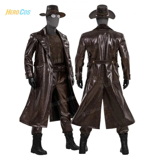 Spider Noir Cosplay Peter Parker Costume Full Set Uniform Props Accessories Shoes Coat Men Halloween Carnival Part HERO Cos