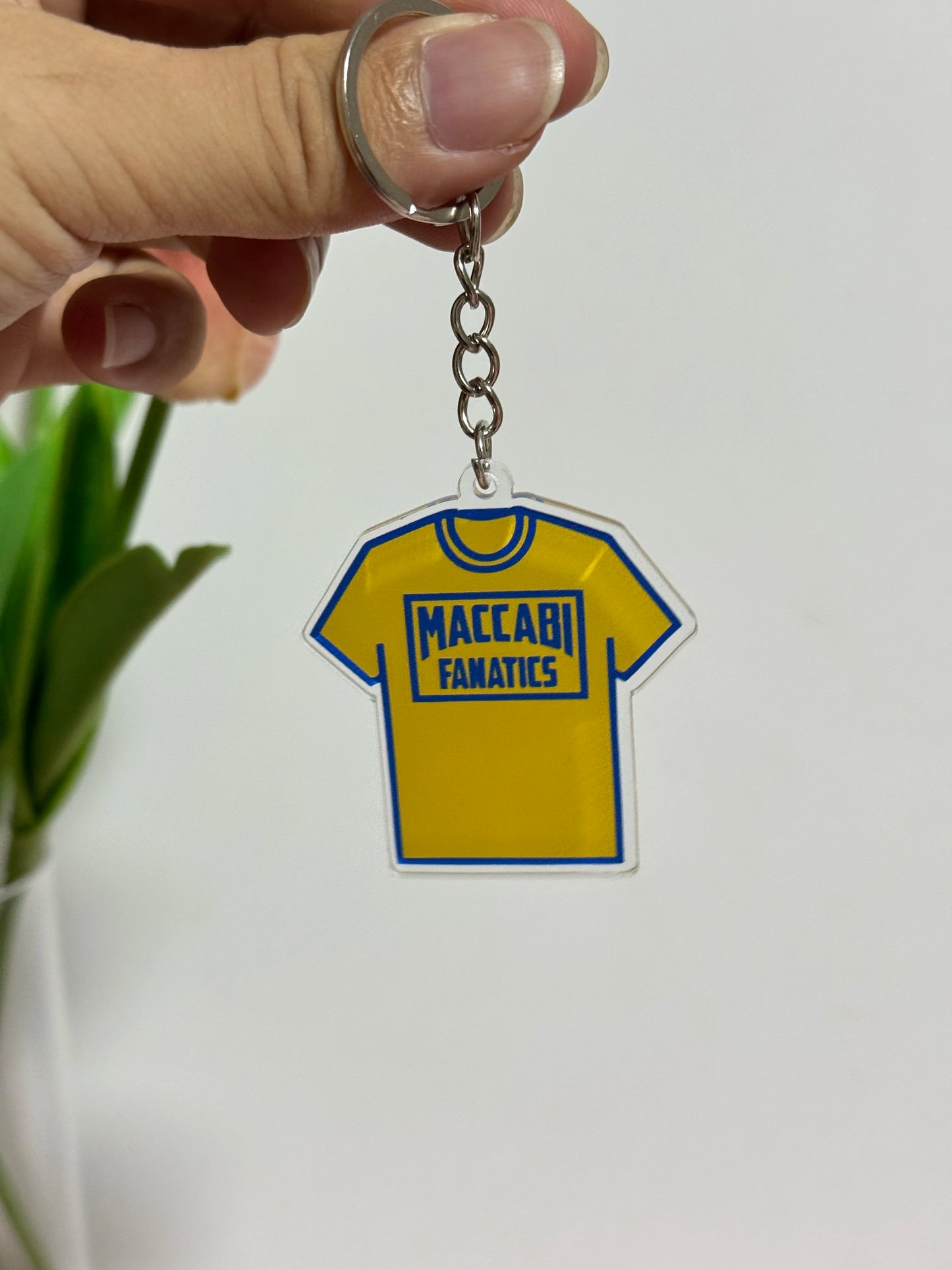 Colorful 1-Side Acrylic Keychain Accessories Bag Pendant