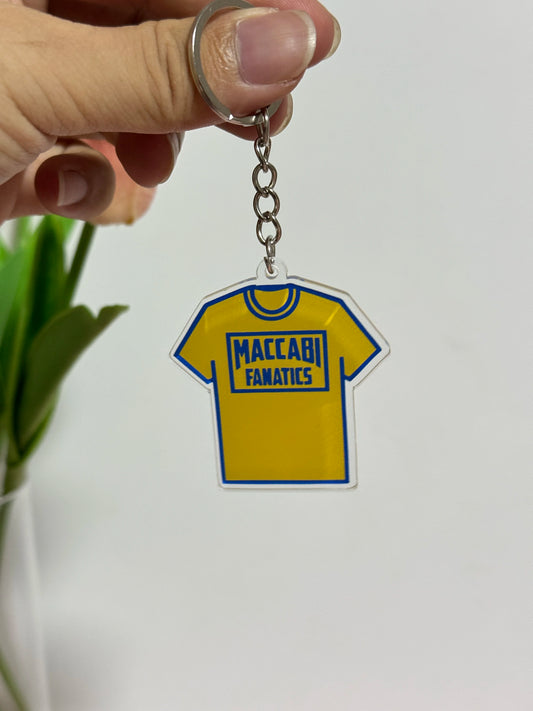 Colorful 1-Side Acrylic Keychain Accessories Bag Pendant