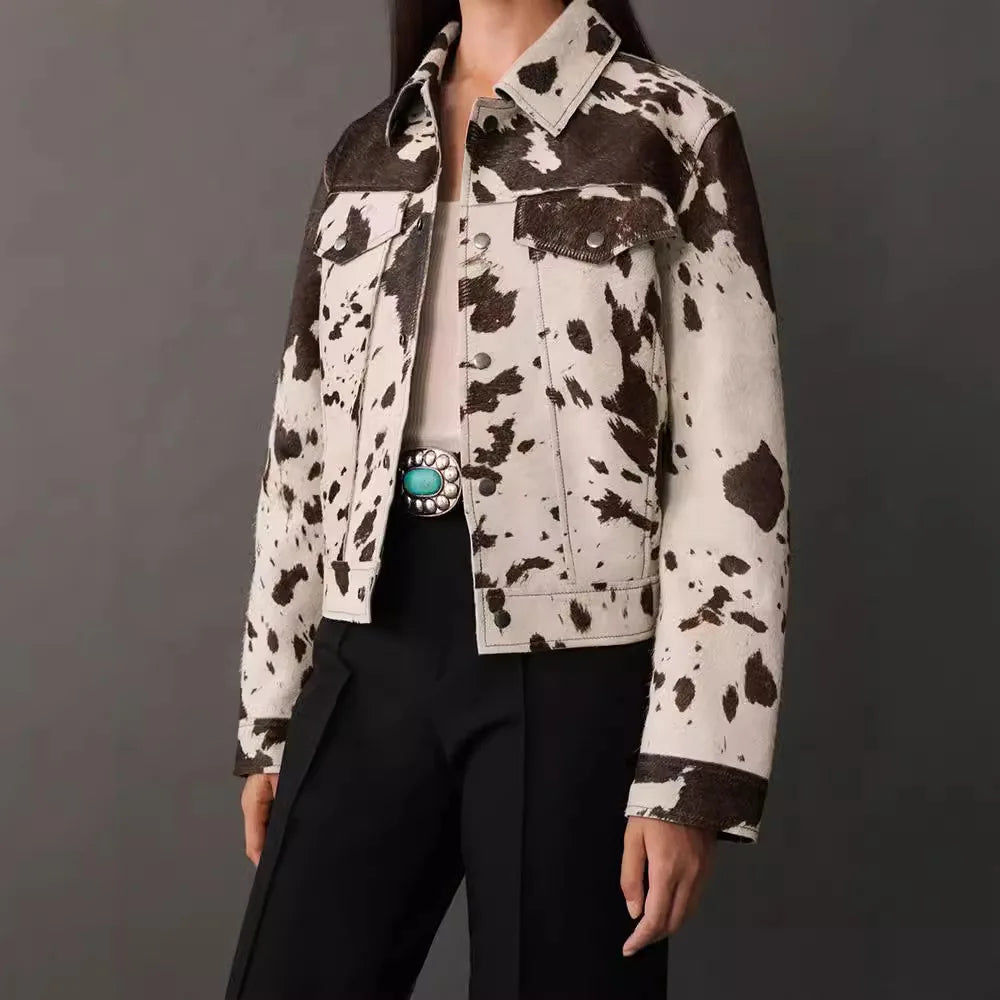 2025 New Women Beige Irregular Pattern Short Wool Blend Jacket Belt Detail Casual Elegant Spring Autumn Multi Color Options