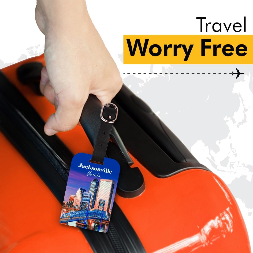 Smart Bag Security Tag - ST. Augustine FL [Pack 2]