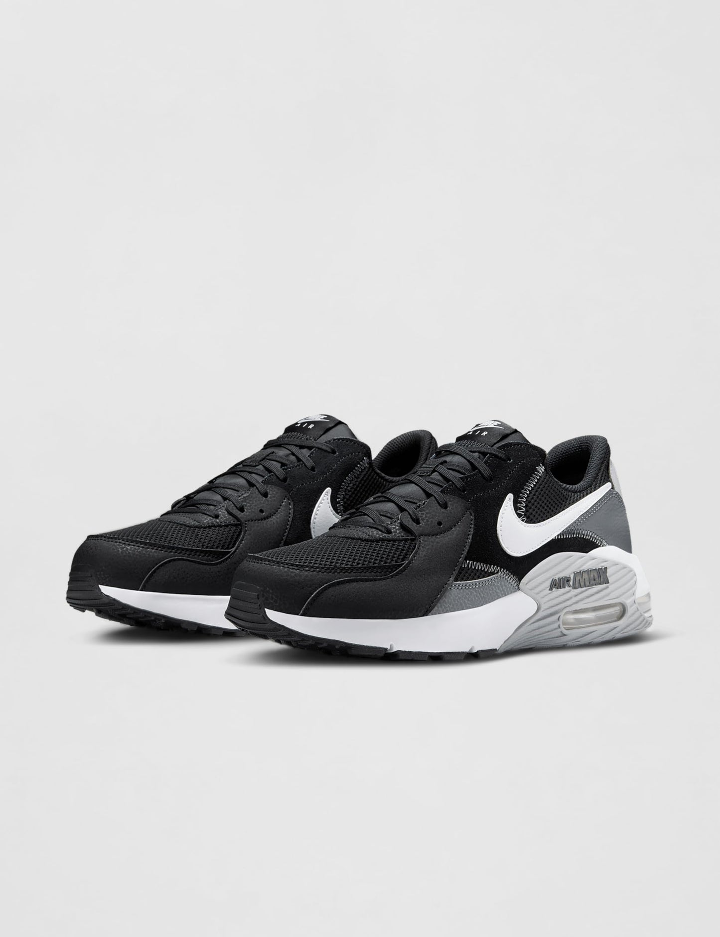 Nike Men's Air Max Excee Sneaker, Black/White/Cool Grey/Wolf Grey, 10.5