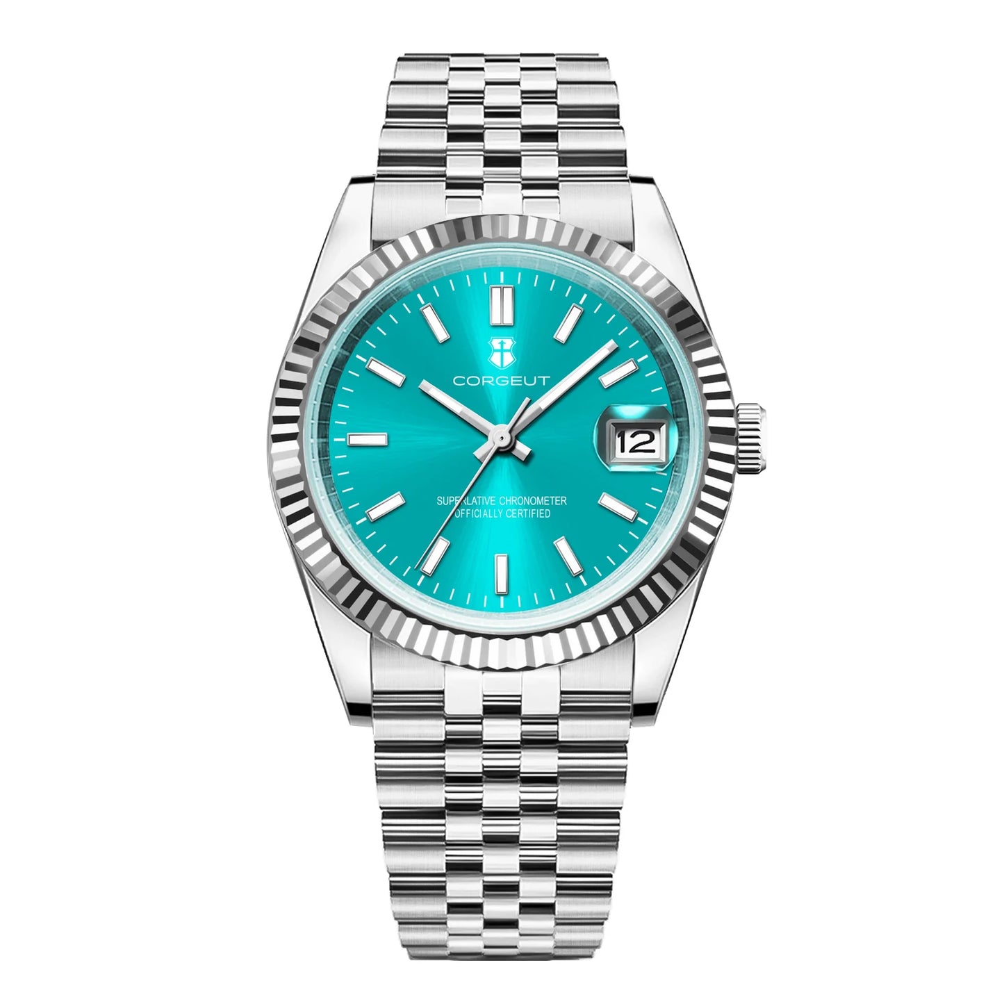36/39mmCustom Logo  Watches Men's Luxury Automatic Mechanical Wristwatch Sapphire Glass Stainless Steel Waterproof Watch