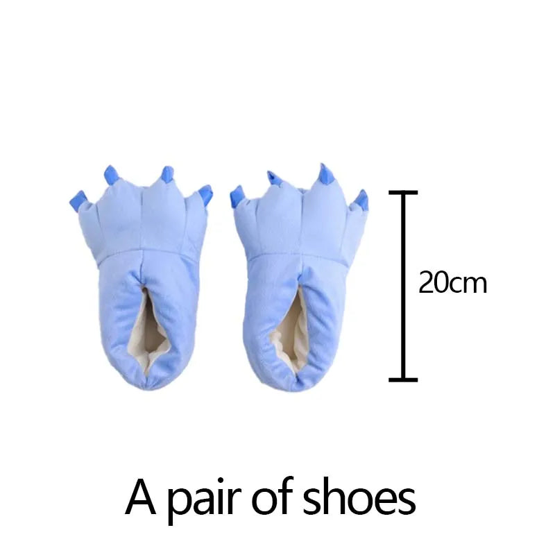 Stitch Jumpsuit Pajamas Set Kids Cartoon Cute Flannel Hooded Sleepwear Shoes Winter Warm Costume Boy Girl Pyjamas Christmas Gift