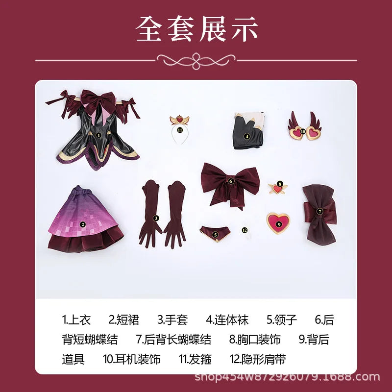 Overwatch Hearthope Juno Cosplay Costume Dokiwatch Uniform Halloween Carnival Party Christmas Play Role Clothes Clothing