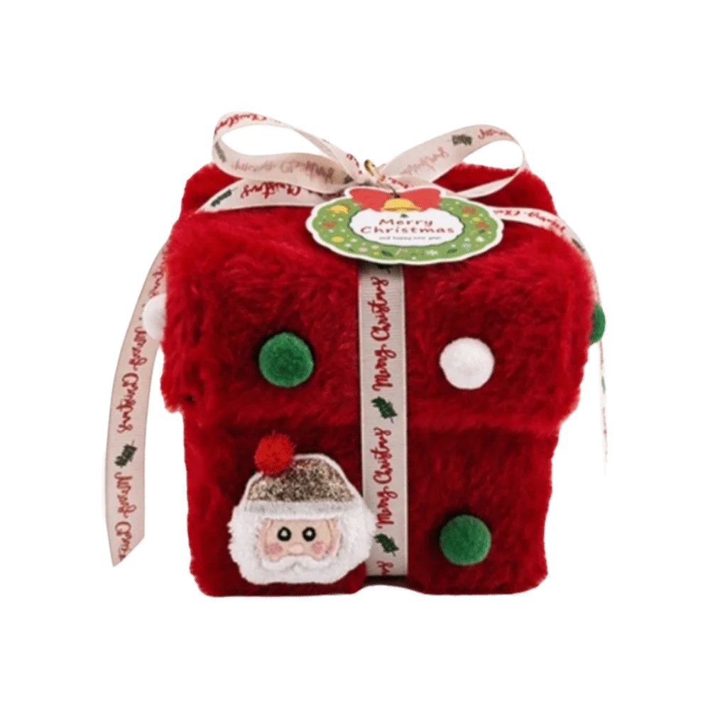 Velvet Christmas Packaging Box Thick Velvet Fabric High-End Candy Box Christmas Eve Xmas Christmas Eve Gift Box Christmas