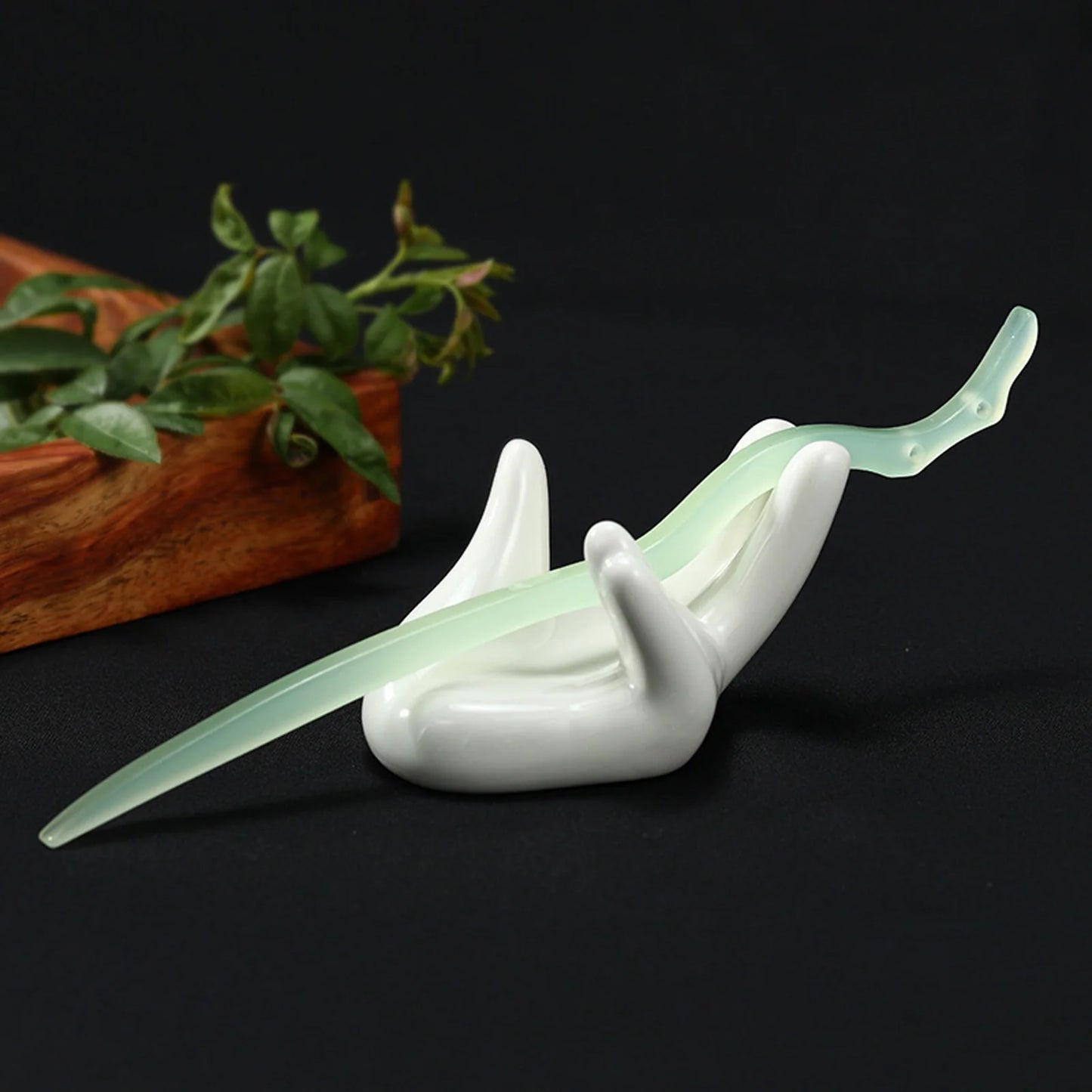 Vintage French Hair Stick Acetate Acid Hair Pin Side Clips Women Girls Ponytail Holder Hair Accessories DIY Retro Hairstyle Tool