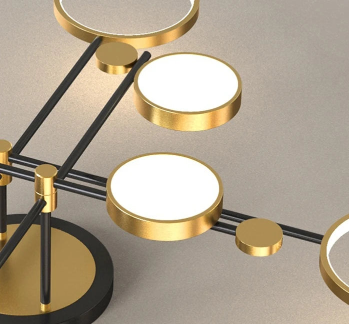 Nordic Minimalist LED Ceiling Light Creative for Living Room Bedroom Decoration Aluminum Fashion Art Lighting Fixtures Lustre