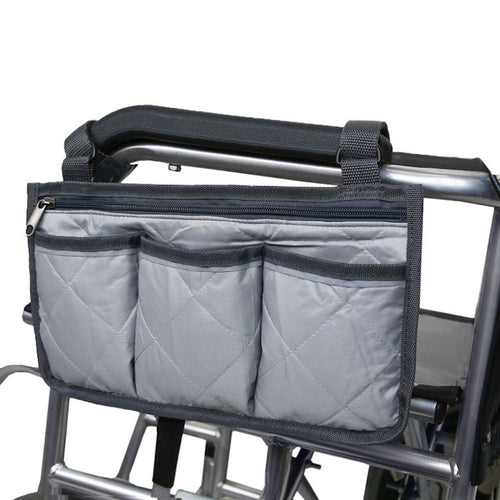 Cycling Walker Bag Rollator Organizer Pockets Wheelchair Scooter