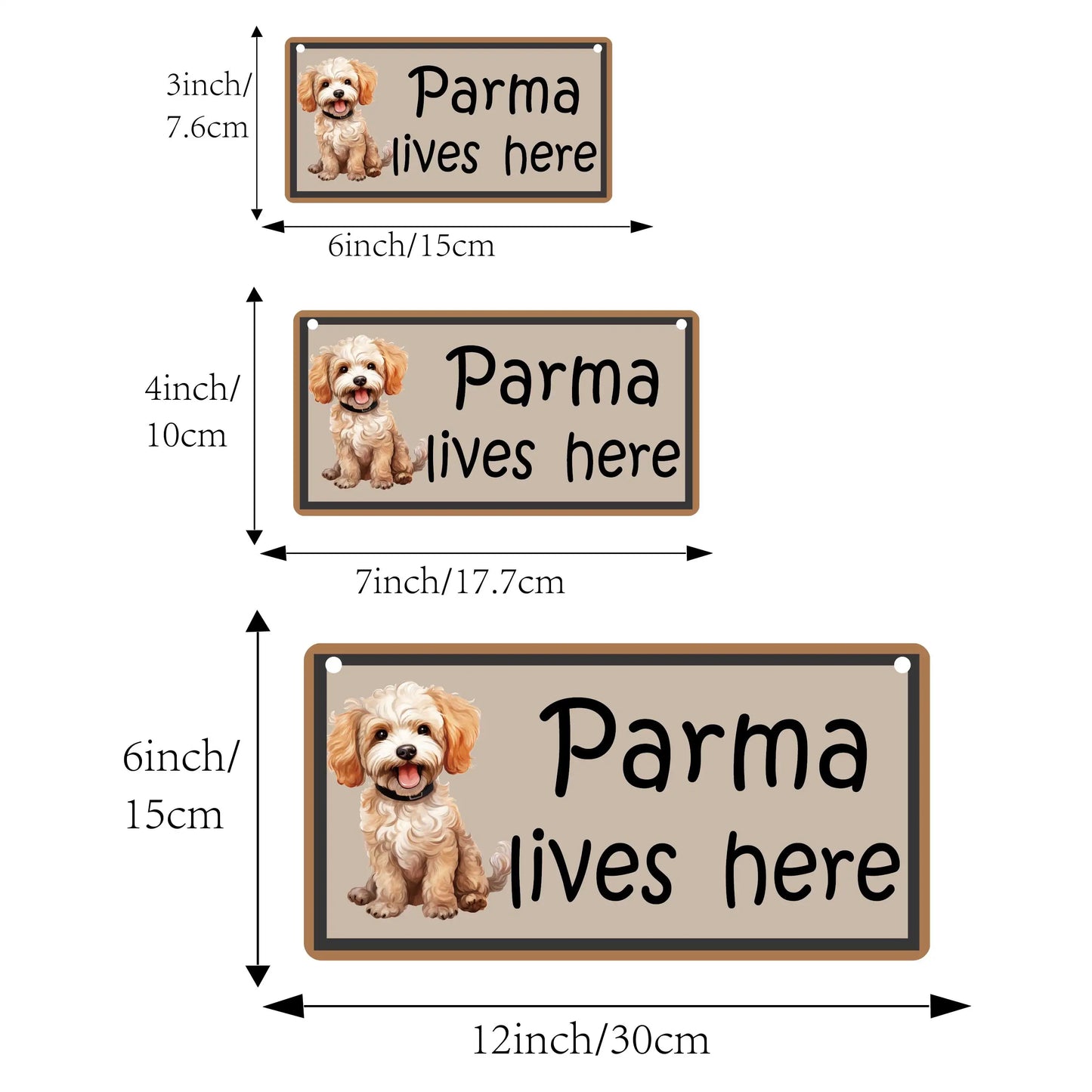 1PC Gorgeous Personalized Text Garden Wall Plaque Plaque Home And Lifestyle Accessories