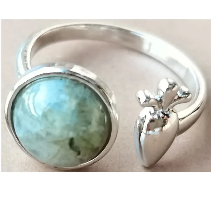 Lapis Lazuli bead Ring PWB1174
