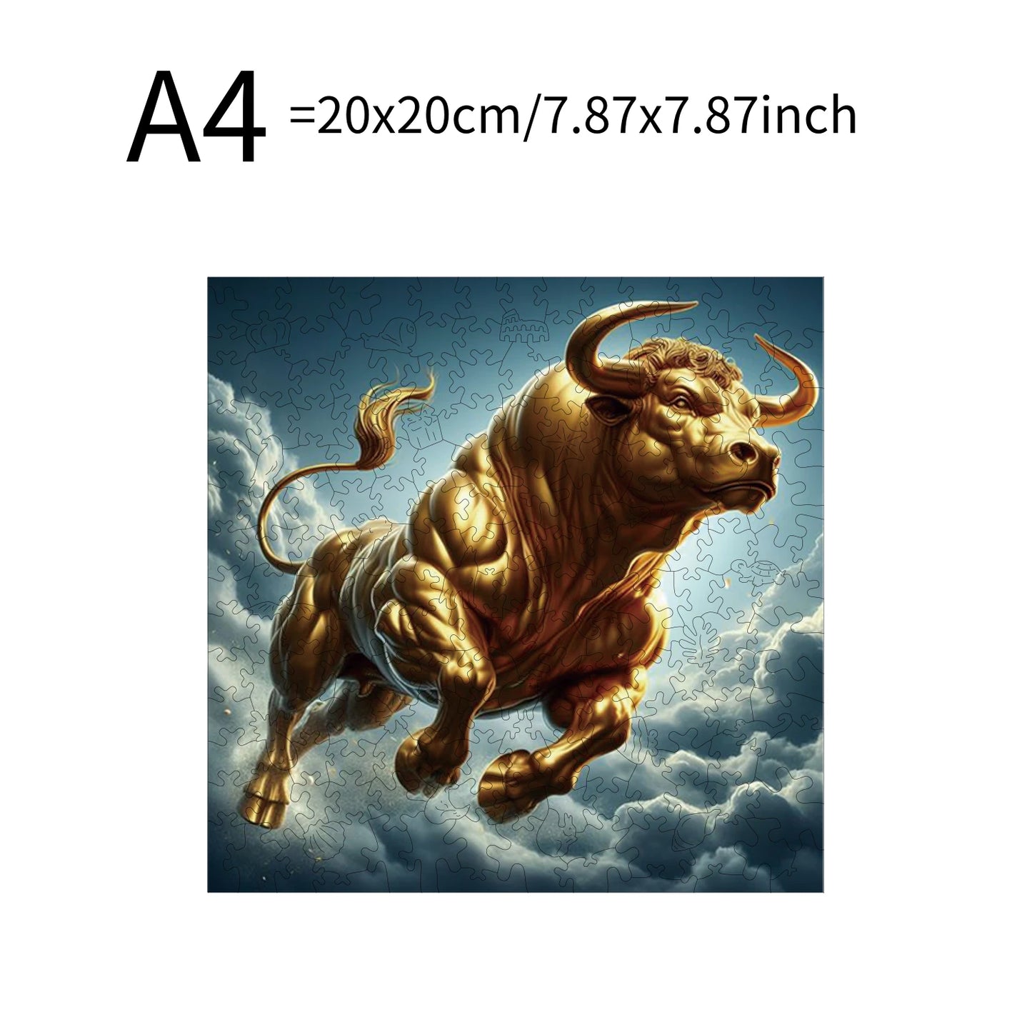 Bull Dragon Eagle Ghost Animal Puzzles High Quality Jigsaw Puzzle Wooden Puzzle Best Christmas Gift