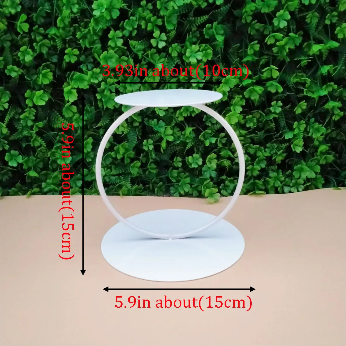 Metal Wedding Cupcake Cake Stand Floating Cake Holder Separator Wedding Birthday Party Dessert Display Stand Decorative