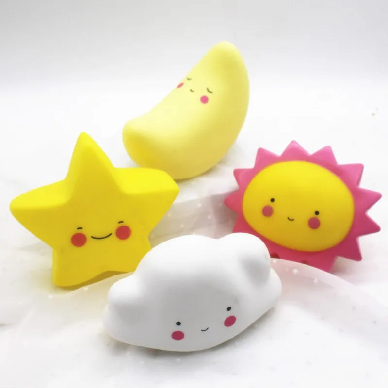 Magic Moon Star Night Light - 3D LED Cartoon Bedside Lamp for Kids Girls, Battery Operated, Nursery Decor Christmas Gift