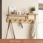 For Bamboo Wall Clothes Hanger Creative Simple Luxury Wall Hanging Coat Rack Bedroom Clothes Storage Living Room Home Furniture