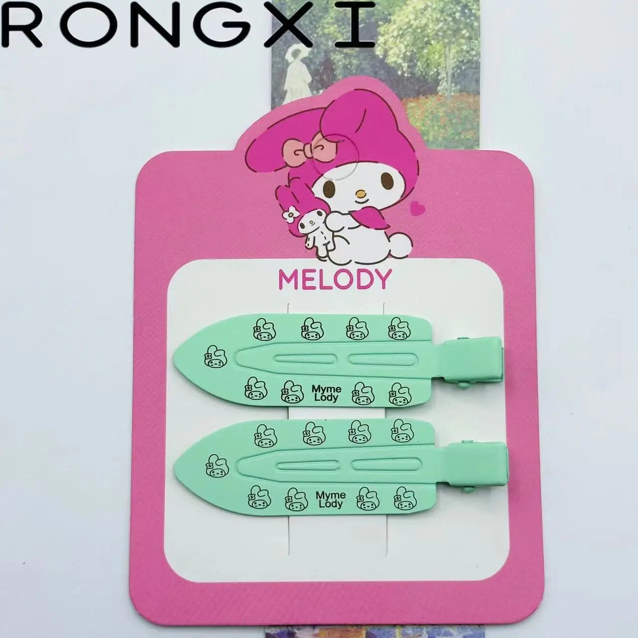 2pcs Hello Kitty Seamless Hairpin Cute Cartoon Sanrio BB Hair Clip Accessories Girl Headwear Bangs Clip Sweet HairClips Gifts