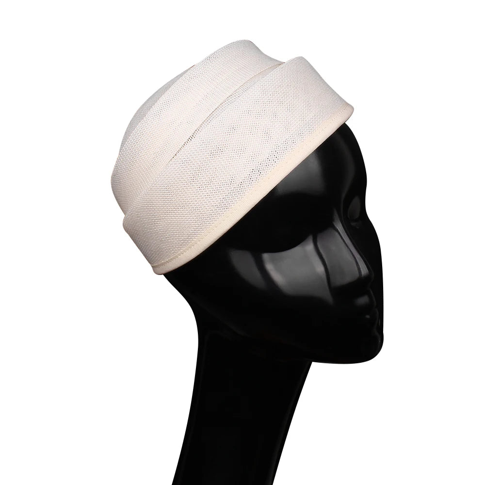 Bride Wedding Fascinators Base Ladies Women Party Dinner Hat 20 CM Size Deby Cocktail Chapeau Cap DIY Hair Accessores