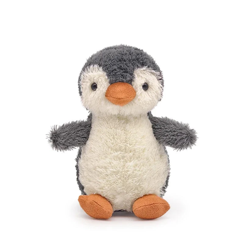 Cute Penguin Wear Hat Soft Plush Pendant Toy Baby Comfort Sleep Doll Fluffy Penguin Stuffed Animal Birthday Christmas Gift Decor