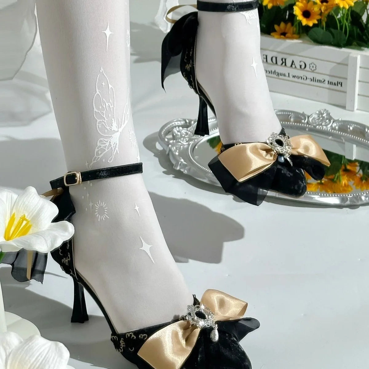 Blue Shoes Woman Black Brown Luxury Evening Heel Lolita Heels Elegant Heels Women Bride Bridal Heels for Women Party Shoes